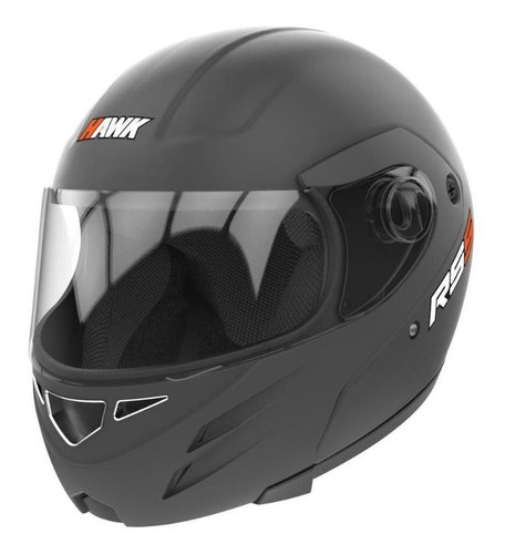 Imagen 2 de 3 de Casco para moto integral Hawk RS5 negro mate talle S