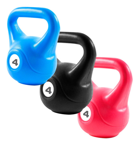  Pesa Rusa Plastica Imp 4k Kettlebell Crossfit Rellena Fdn P