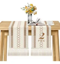Comprar Camino De Mesa Bohemio Algodón Macramé X 30 X 180 Cm