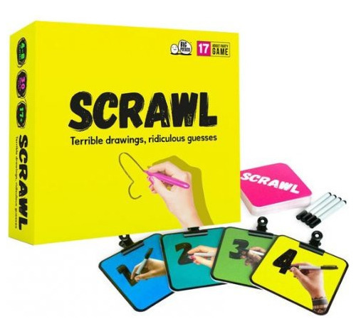 Juego De Mesa Scrawl Dibujos Original Toyco T23008