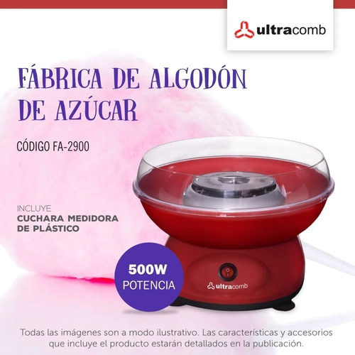 Fabrica De Algodon De Azucar Ultracomb Fa 2900