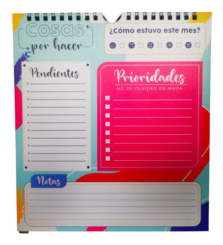 Calendario Planificador Anual Mural + 4 Lapices Paper Mate