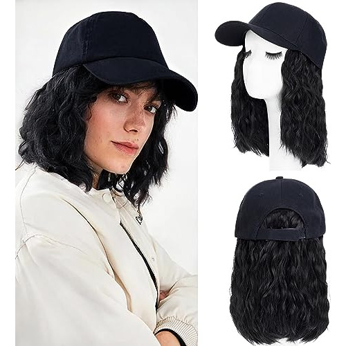 Prokyvity Hat Wig, Sombrero De Brujas,hat Wigs For Rfr3i