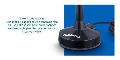 Antena Interna 5 Em 1 Para Tv - Base Magnetica