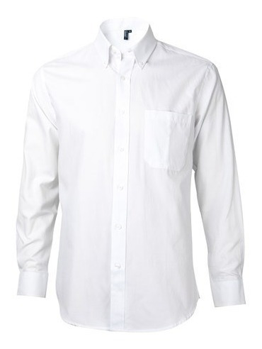 Moda Camisas Camisas largas LFDY Camisa larga blanco-azul estampado tem\u00e1tico look casual 