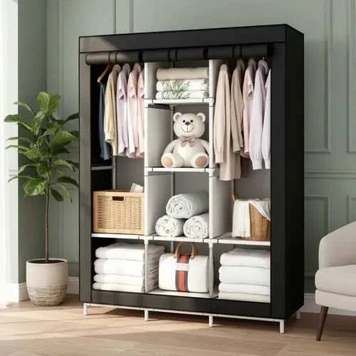 Ropero Rack Closet Armable Guradaropa Recamara Organizacion