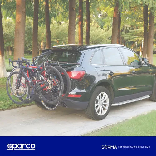 Porta Bicicleta Auto Baul Sparco Universal Para 3 Bicis