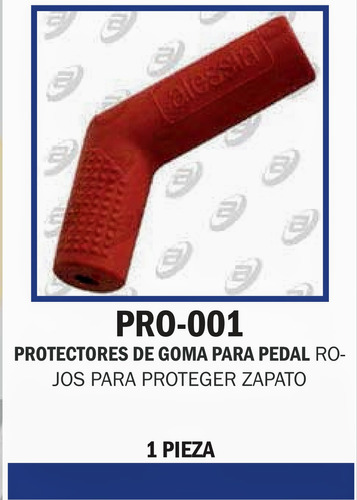 Protectores De Goma Para Pedal Rojos Para Proteger Zapato
