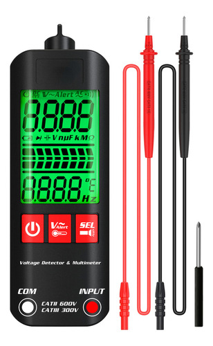 Shaoke Mini Multímetro Lcd Digital Tester Detector De