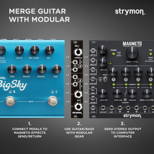 Strymon Aa1 Atenuador Del Amplificador Módulo Eurorack