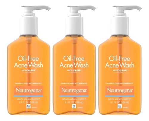 Neutrogena Limpiador Facial Sin Aceite Para Combatir El Acné