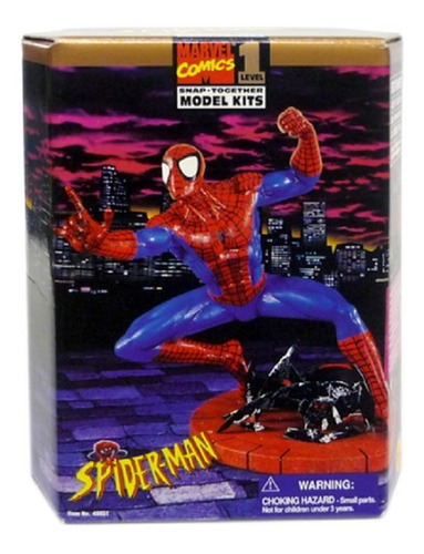 Muñeco Spiderman Model Kit 1996 Toy Biz - Dgl Games & Comics