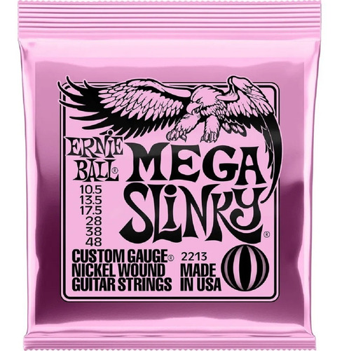 Encordoamento Ernie Ball 2213 Mega Slinky 10.5 - 48 