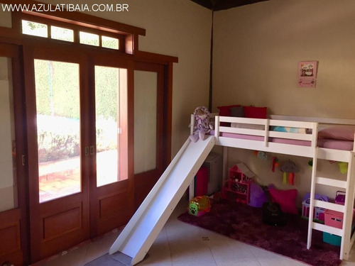Imagem 15 de 30 de Linda Chácara Em Estilo Rústico Em Loteamento Fechado Com Portaria - Ch03521 - 34918146