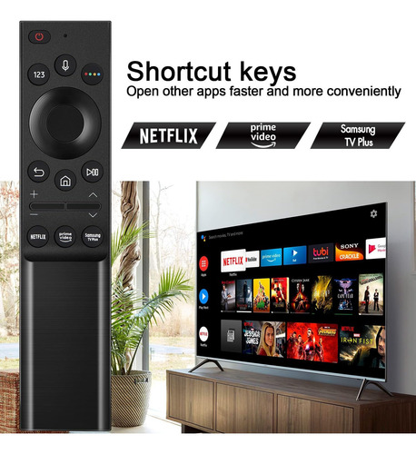 Control Remoto Para Samsung Smart Tv Un65au7000fxzx Con Voz