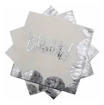 Comprar Servilletas Descartables Papel Celebrate Plateado Pla X20uni
