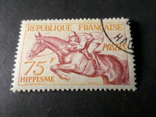 Estampillas Francia 1953 - Deporte Hipico