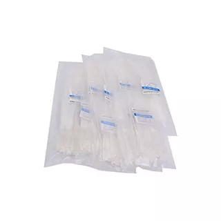 1000pcs 8 Pulgadas Nylon Cable Tie Self Locking 8 Plás...