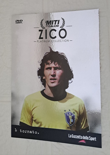 Zico Jogador De Futebol - Cartão Postal Raro De Colecionador