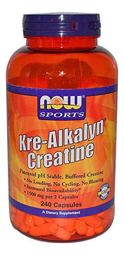 Now Foods Creatina Kre-alkalyn - 240 Cápsulas