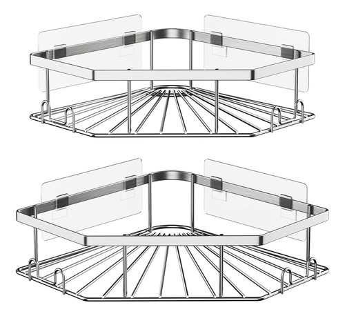Elbourn Estantes De Ducha Esquineros, Paquete De 2 Estantes 