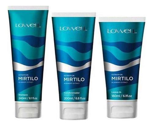 Condicionador Lowell Extrato de Mirtilo Extrato de mirtilo Kit