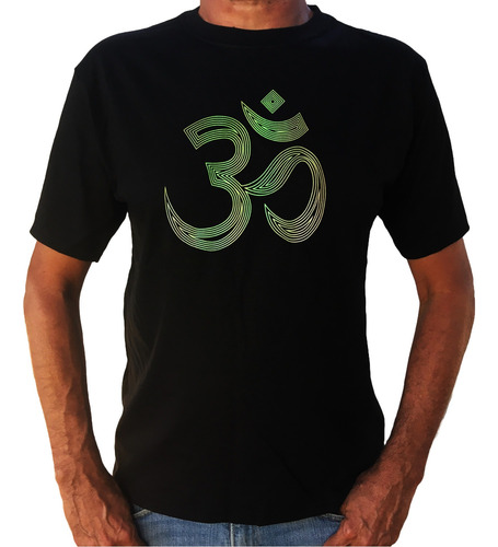Camiseta Fluorescente Psicodélica Om Índia Música Dj Rave