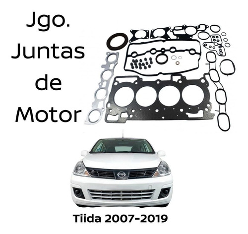 Paquete Empaques Motor Tiida 1.8 2007-2019