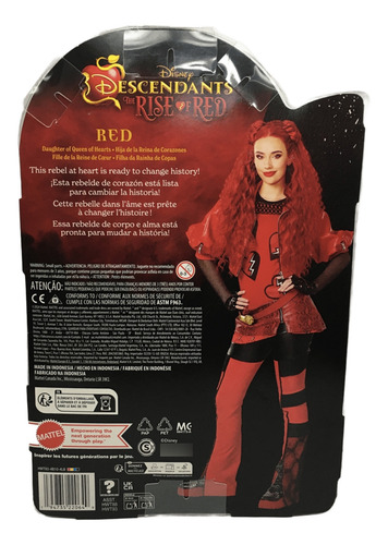 Mattel Disney Descendientes Red Hija De Reina De Corazones