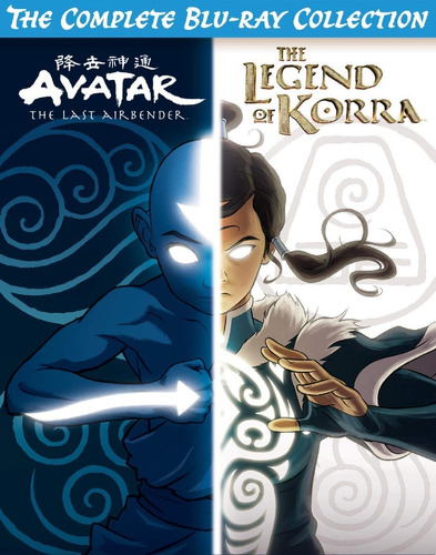 Avatar Leyenda De Aang + Korra Completa Boxset Blu-ray