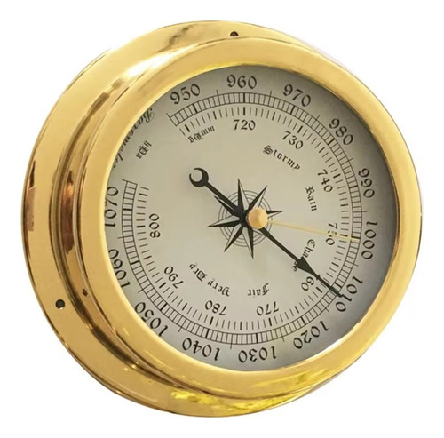 Reloj Barómetro Para Barco, Termómetro, Higrómetro, Clima, 4