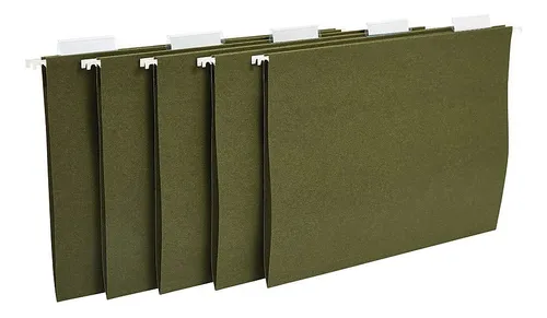 Carpetas Colgantes Para Archivos Con Grapas, 5 Pestañas, Let