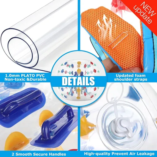 Yuebo Bumper Bubble Soccer Balls Para Niños, Body Zorb Ball