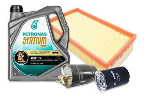 Kit Filtros + Aceite Syntium Vw Gol 1.9 Diesel Sd Desde 2003