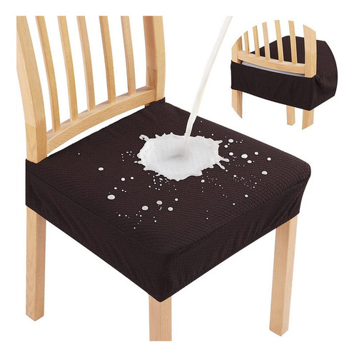 Funda De Asiento Impermeable De 6 Piezas Para Silla De Comed