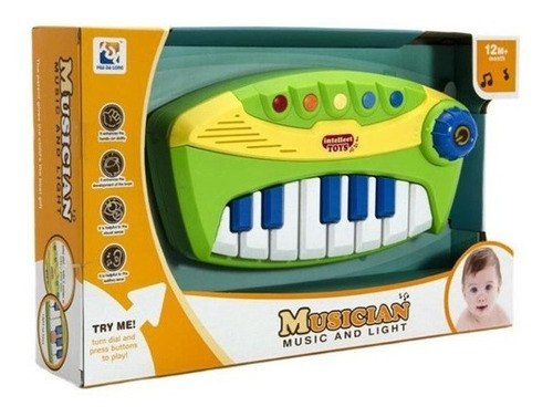 Piano Con Luz Y Sonido Intellect Toys Jem