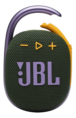 Parlante JBL Clip 4 JBLCLIP4 portátil con bluetooth waterproof  green