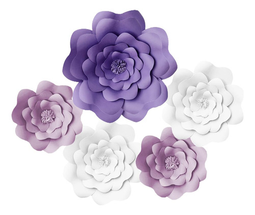 Daily Mall Flores De Papel De Pared 3d Grandes Decoraciones 