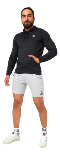 Le Coq Hoodie Ess Negro - Hombre - Ltn0222100
