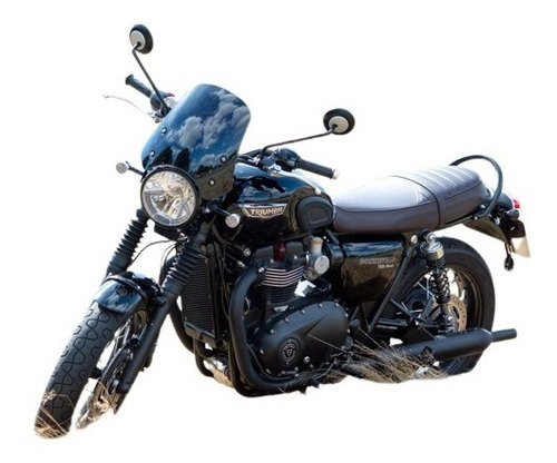 Imagem 4 de 7 de Bolha Triumph Bonneville(todas)não Acompanha Suportes-300mm