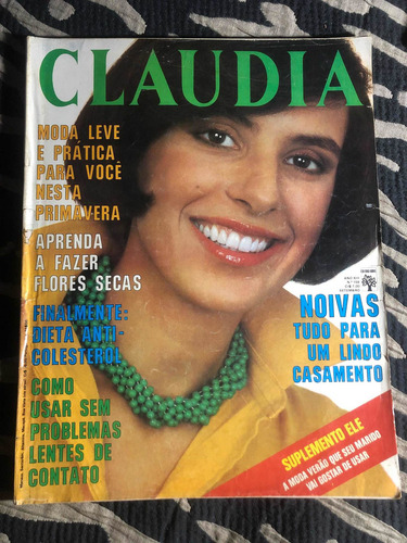 Revista Claudia 74 Primavera Noivas Tony Flores Secas (Usado)