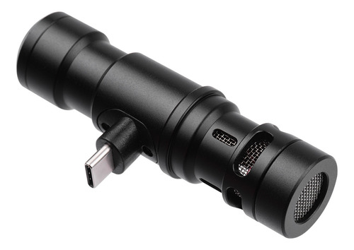 Andoer Plug-on Tipo-c Smartphone Microfone Vídeo Microfone C