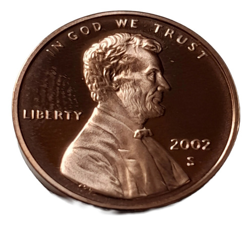 Moeda Usa One Cent Dólar Linconl Penny 2002s Original