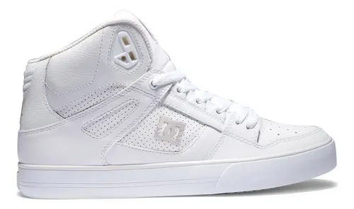 Tenis Dc Shoes Pure High Top Wc Blancos Grises | Meses sin interés