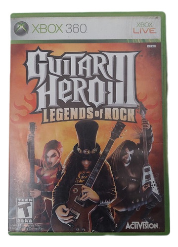 Guitar Hero Iii Legends Of Rock / Xbox360 / *gmsvgspcs* (Reacondicionado)