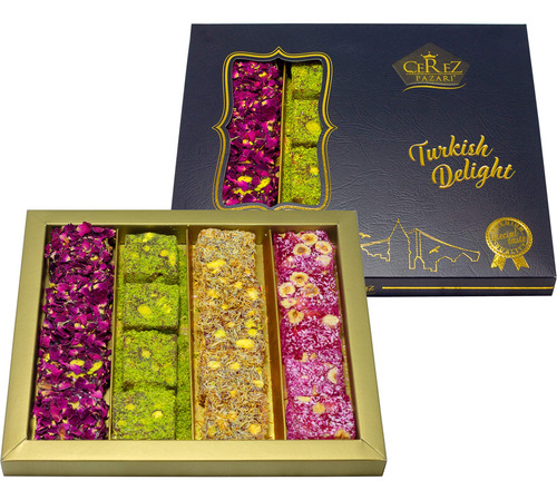 Cerez Pazari Turkish Delight Pistacho Y Avellana Con Fantast