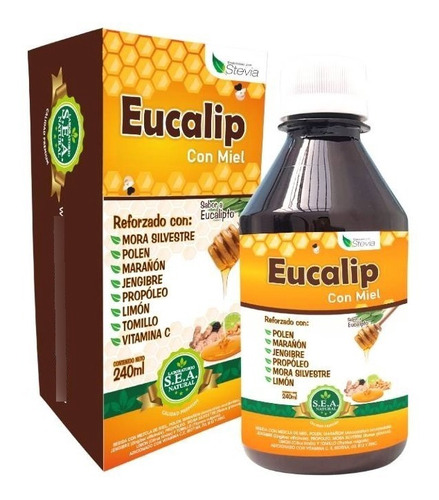 Eucalip Con Miel X 240 Ml - Kg a $71