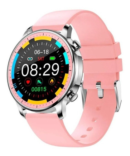 Imagen 1 de 10 de Smartwatch Colmi V23 Rosa