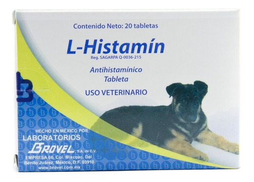 L-histamín 60 Mg Alergia Perros Tab | MercadoLibre