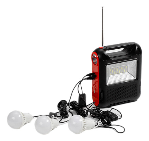 Solar Emergency Radio Bluetooth-compatible Fm Radio Flashlig